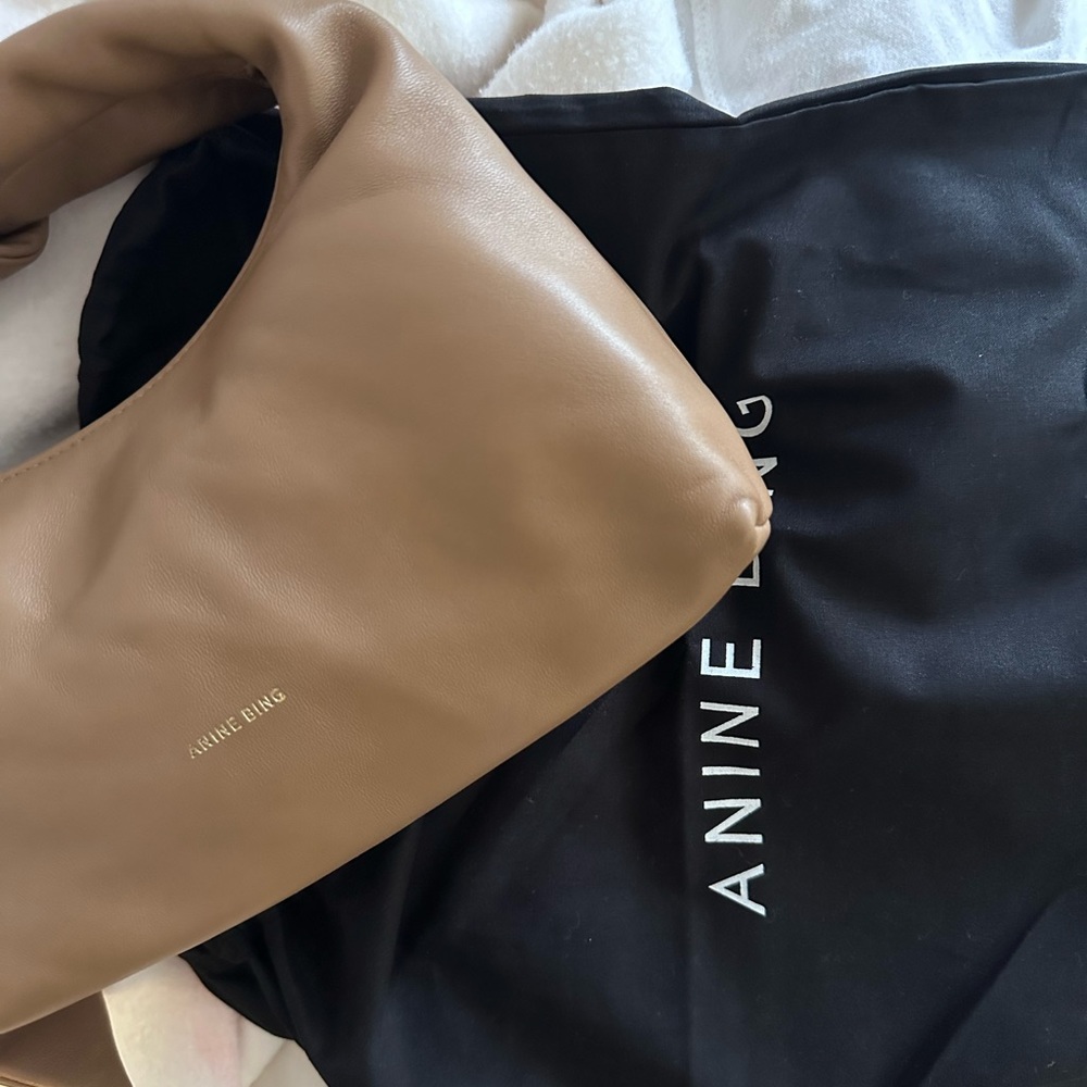 Anine Bing Mini Grace Bag camel